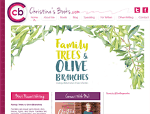 Tablet Screenshot of christinasbooks.com